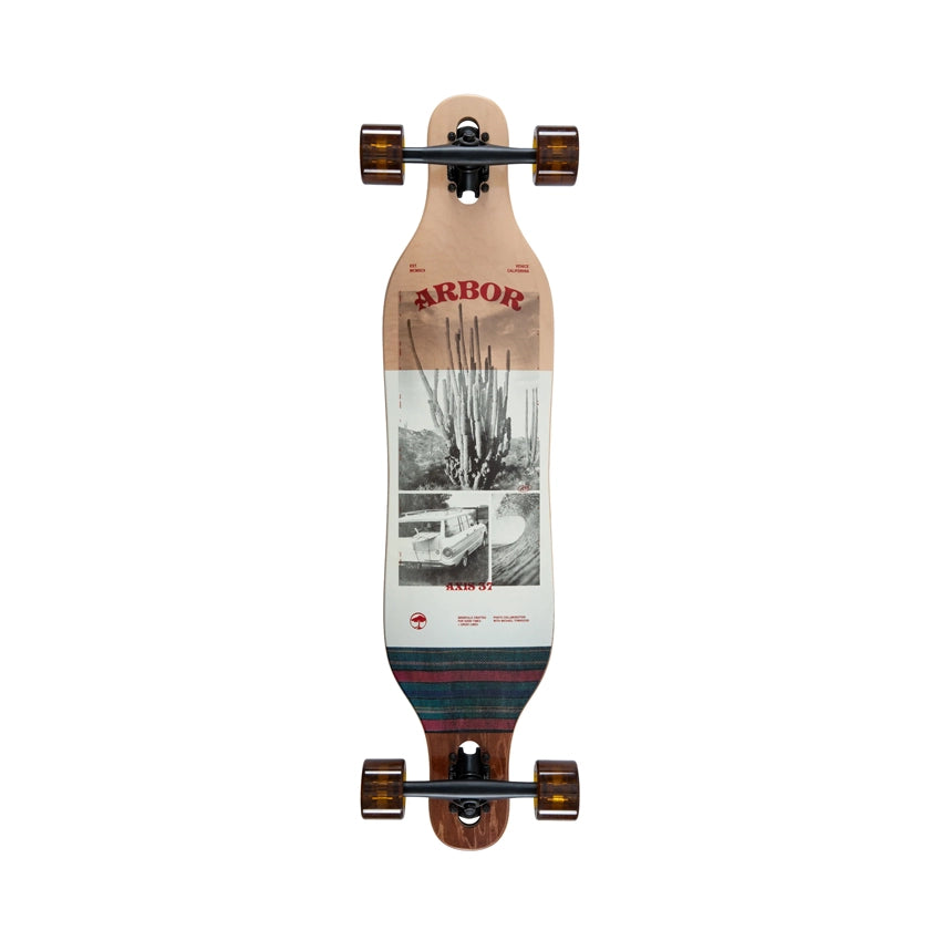 Axis 37" Photo Collection Longboard Complete