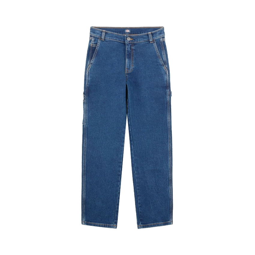 Boys Denim Carpenter Pant - Mid Wash