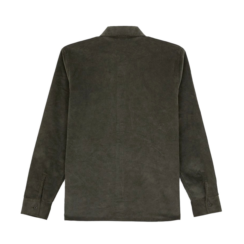 Corduroy LS Shirt - Olive Green
