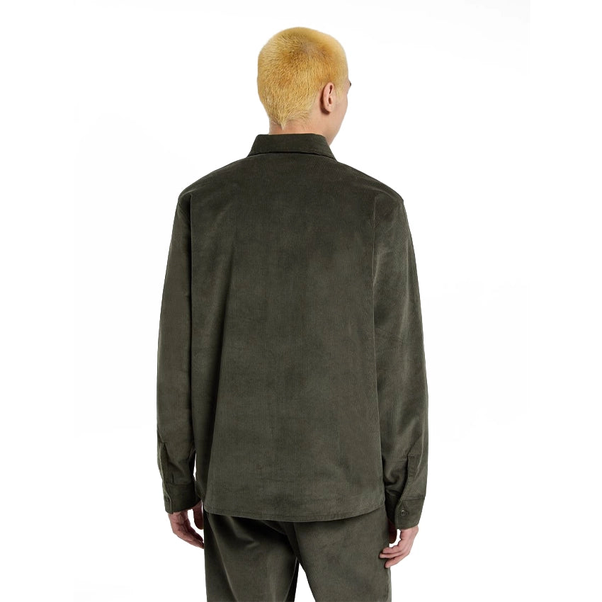 Corduroy LS Shirt - Olive Green