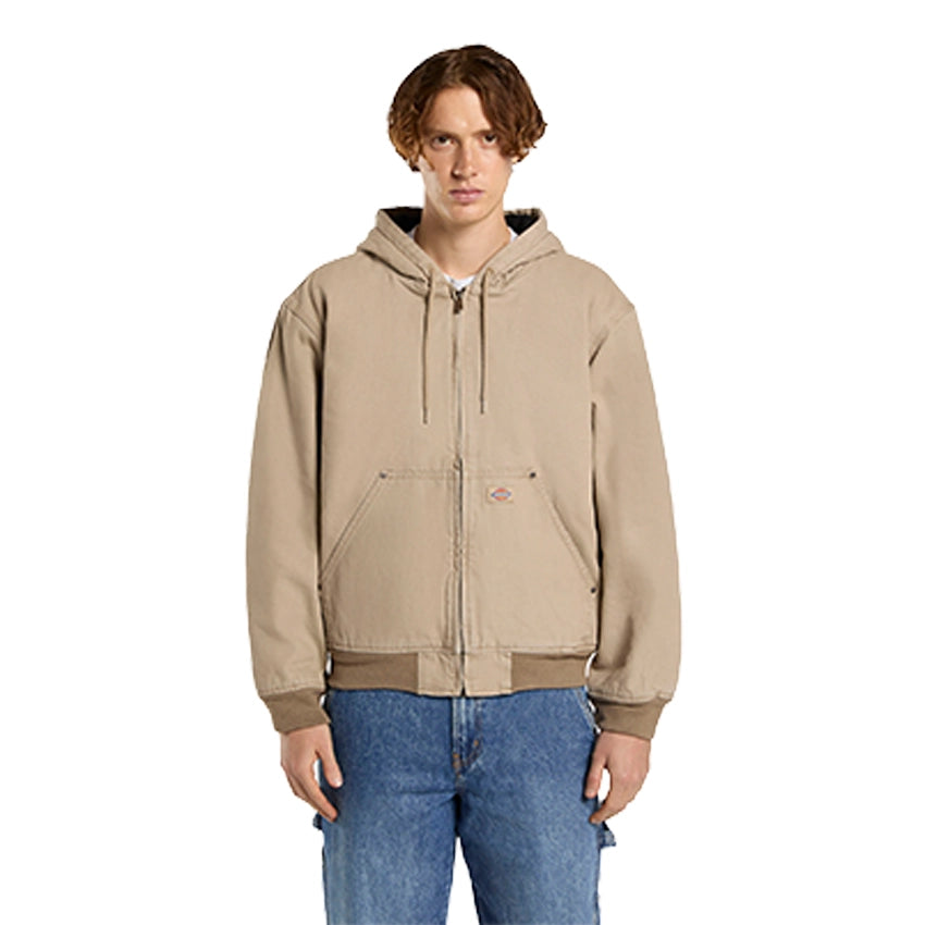 Hilham Hooded Canvas Jacket - Desert