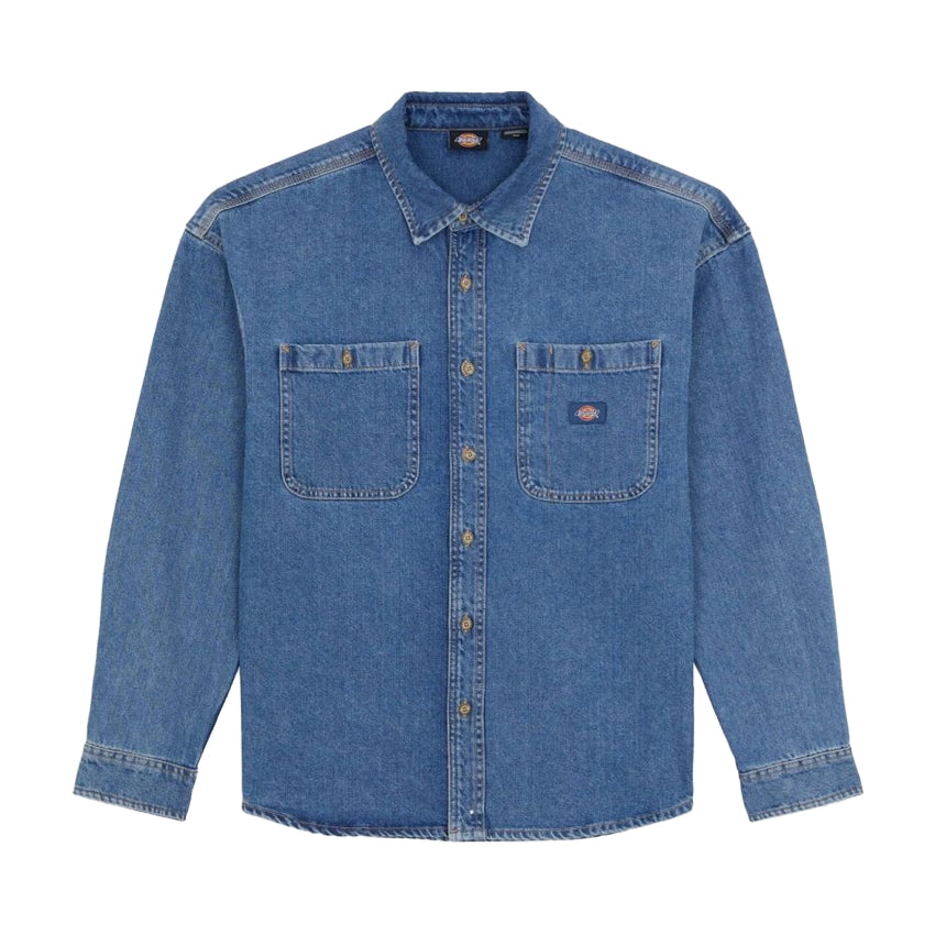 Houston L/S Shirt - Classic Blue