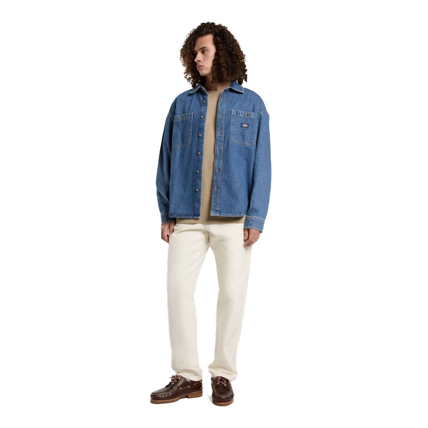 Houston L/S Shirt - Classic Blue