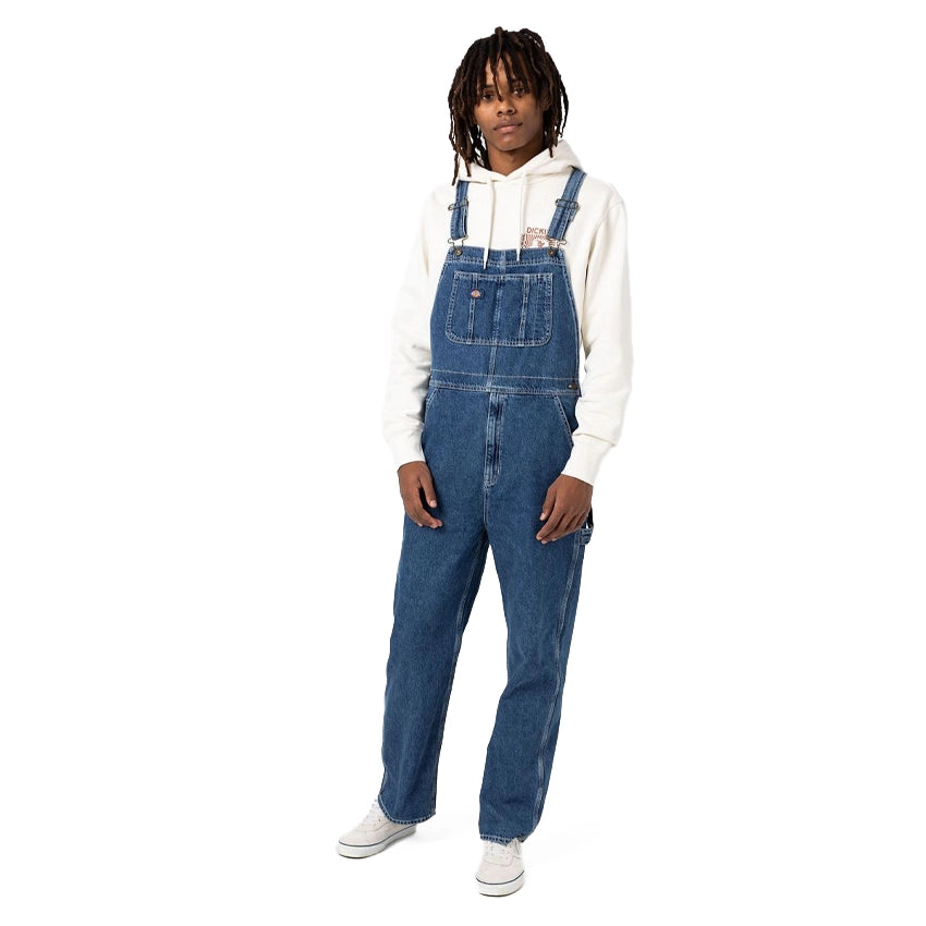 Classic Denim Bib Pant - Classic Blue