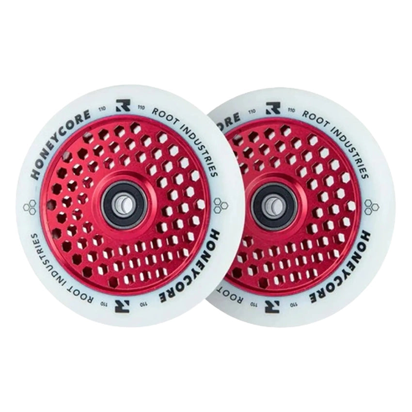 Honeycore Wit 110mm Stuntstep Wiel (2-pack)