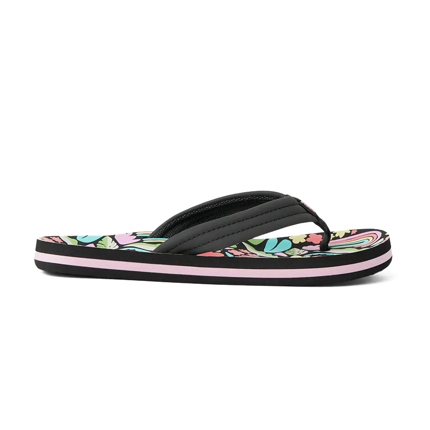 Kids Ahi Slippers - Tropical Rainbow