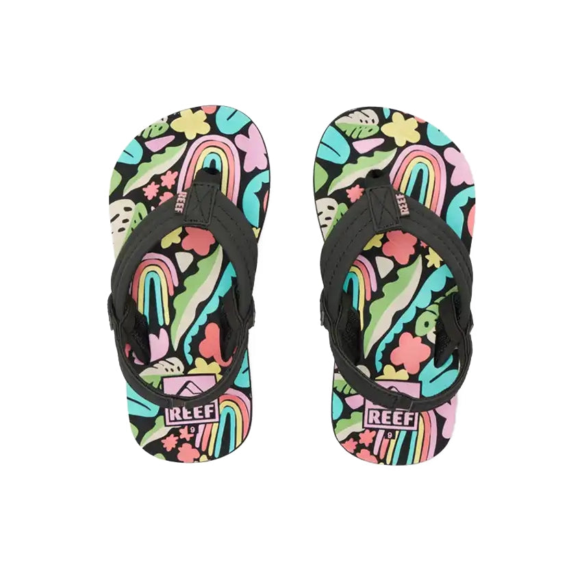 Little Ahi Slippers - Tropical Rainbow