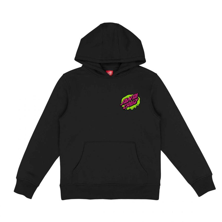 Youth Slime Dot Hood - Black