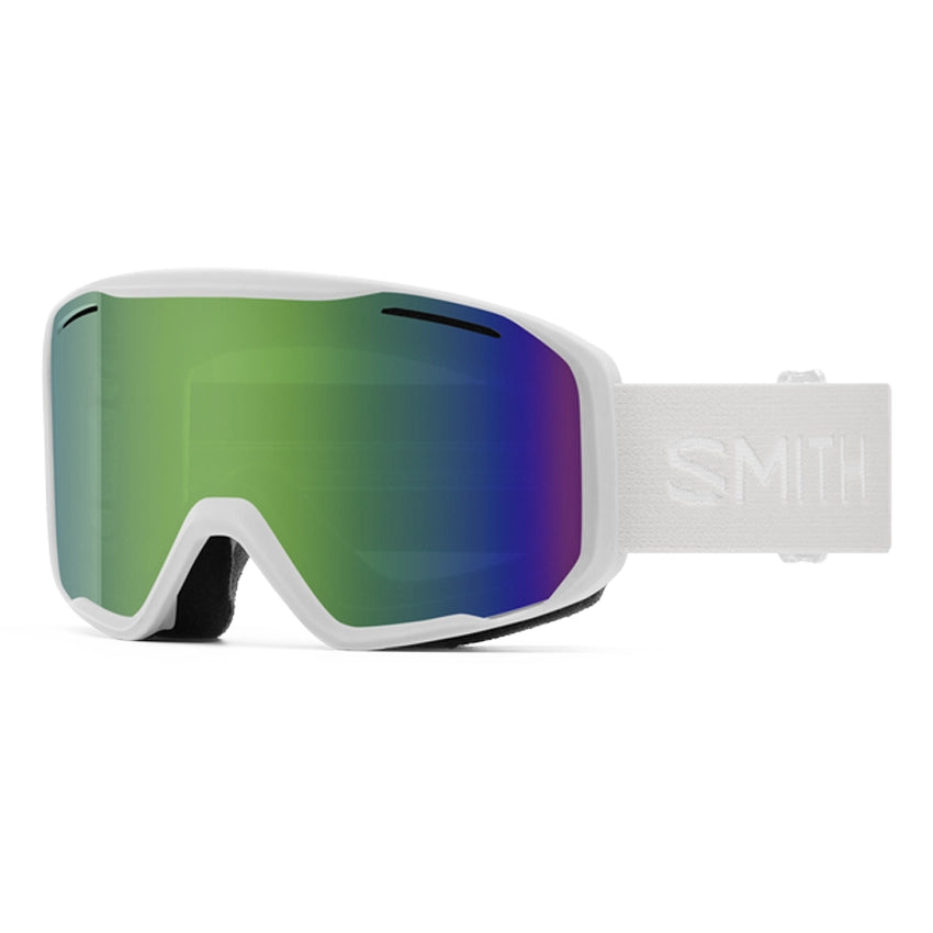 Blazer Goggles- White/Green Sol-X Mirror Lens