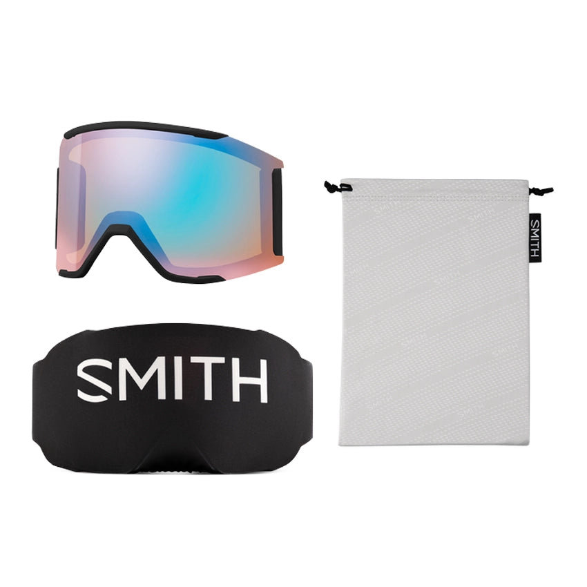 Squad MAG Goggles - Black + ChromaPop™ Sun Blue Mirror Lens