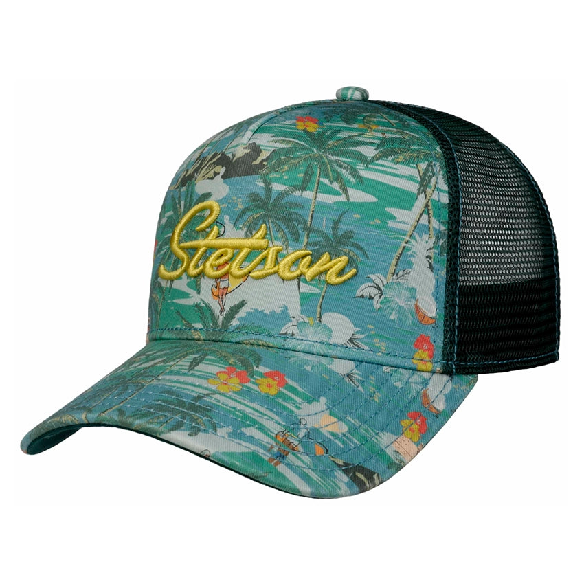 Aloha Print Trucker Cap