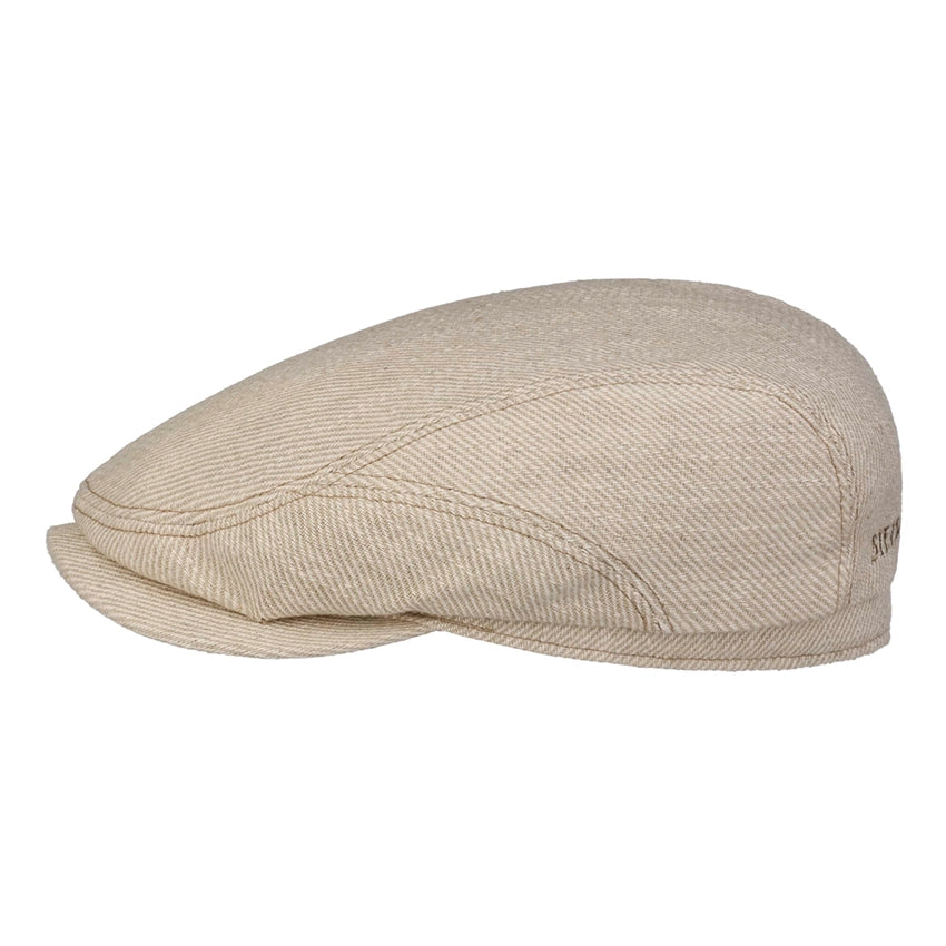 Driver Cap Cotton/Linen Heavy Twill Sustainable - Beige/Off White