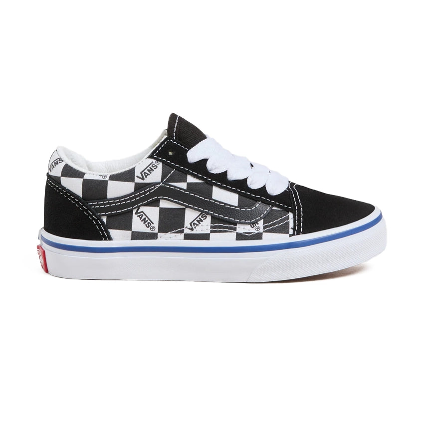 Youth Old School Schoenen - Logo Check Black/White