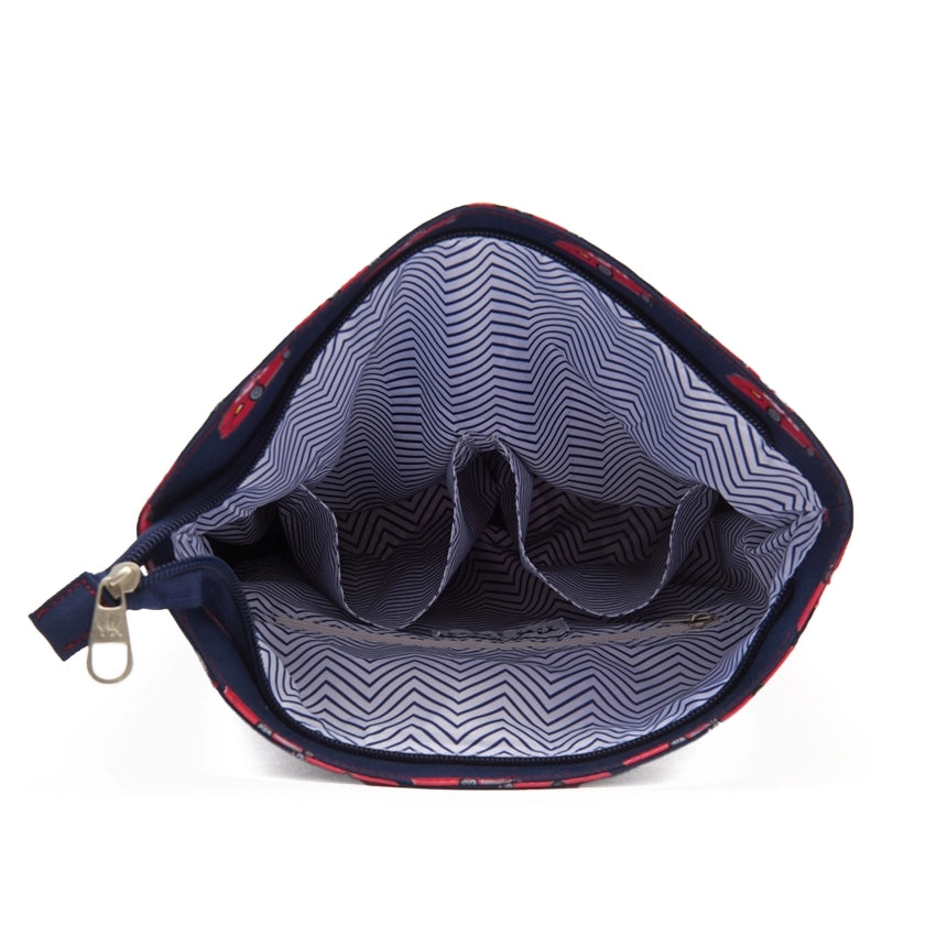 Original Rugzak - Navy Blue & Red Cars