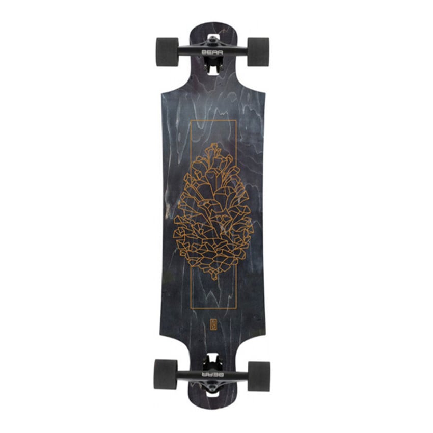 Hammer Drop Through 37" Complete Longboard Pinecone Black