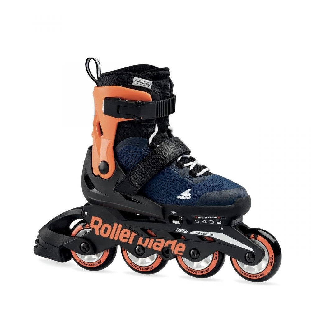 Microblade Kinderskate - Midnight Blue Orange 28-32