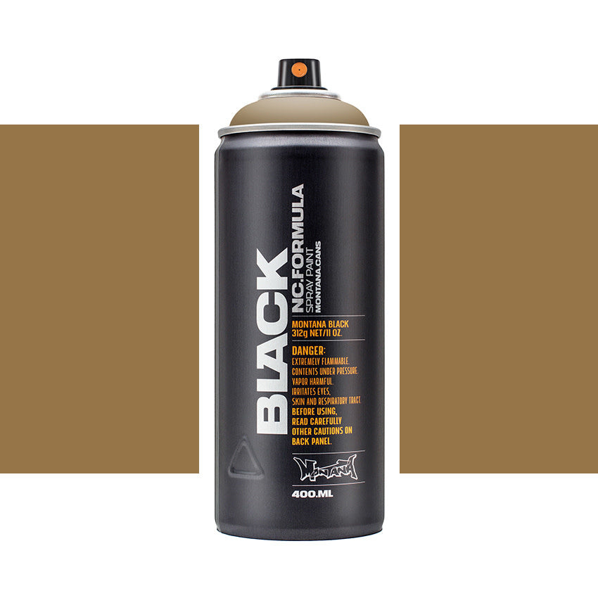 Montana Black Spray Paint - Lenor, 400 ml can