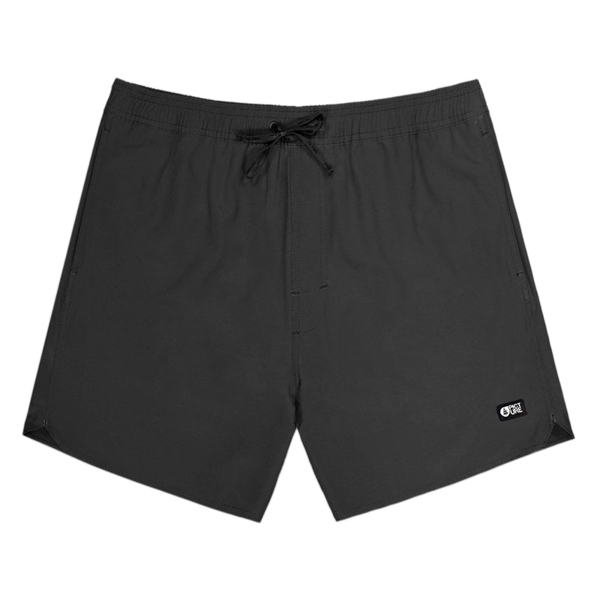 Piau 15 Solid Boardshort - Black