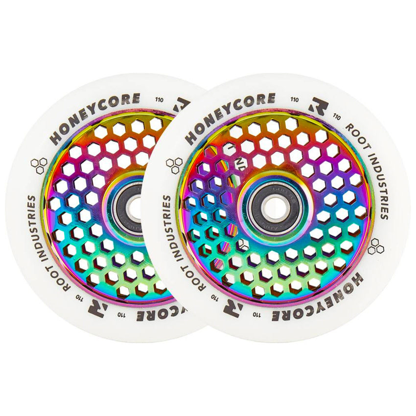 Honeycore Wit 110mm Stuntstep Wiel (2-pack)