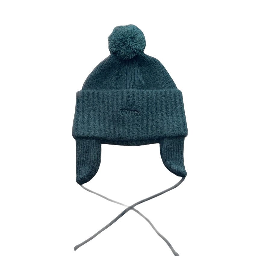 66 Earflap Pom Beanie