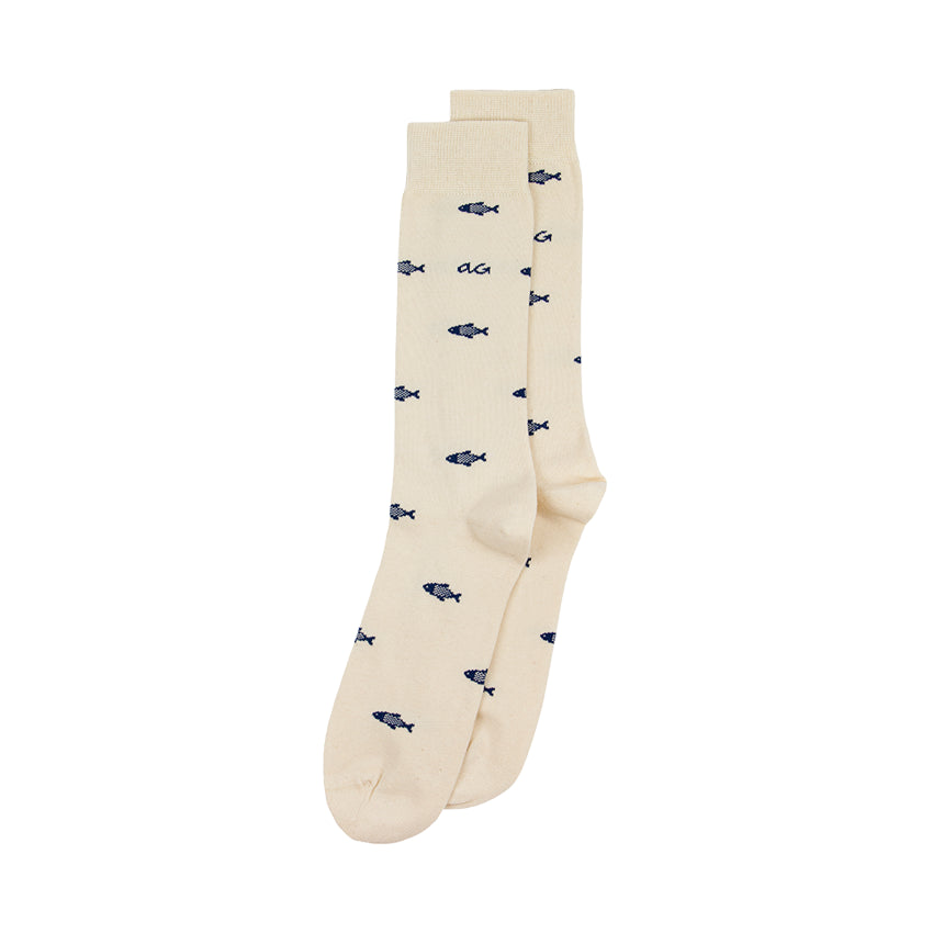 Fish Uni Sokken - Off White