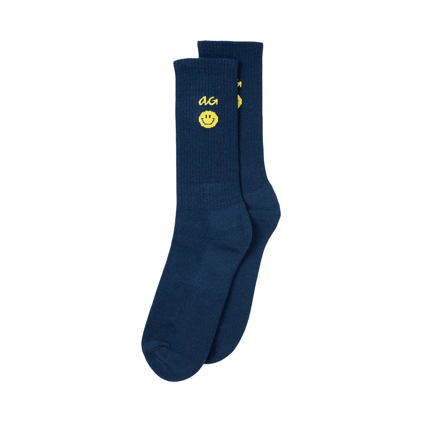 Athletic Icon Smiley Sokken - Navy