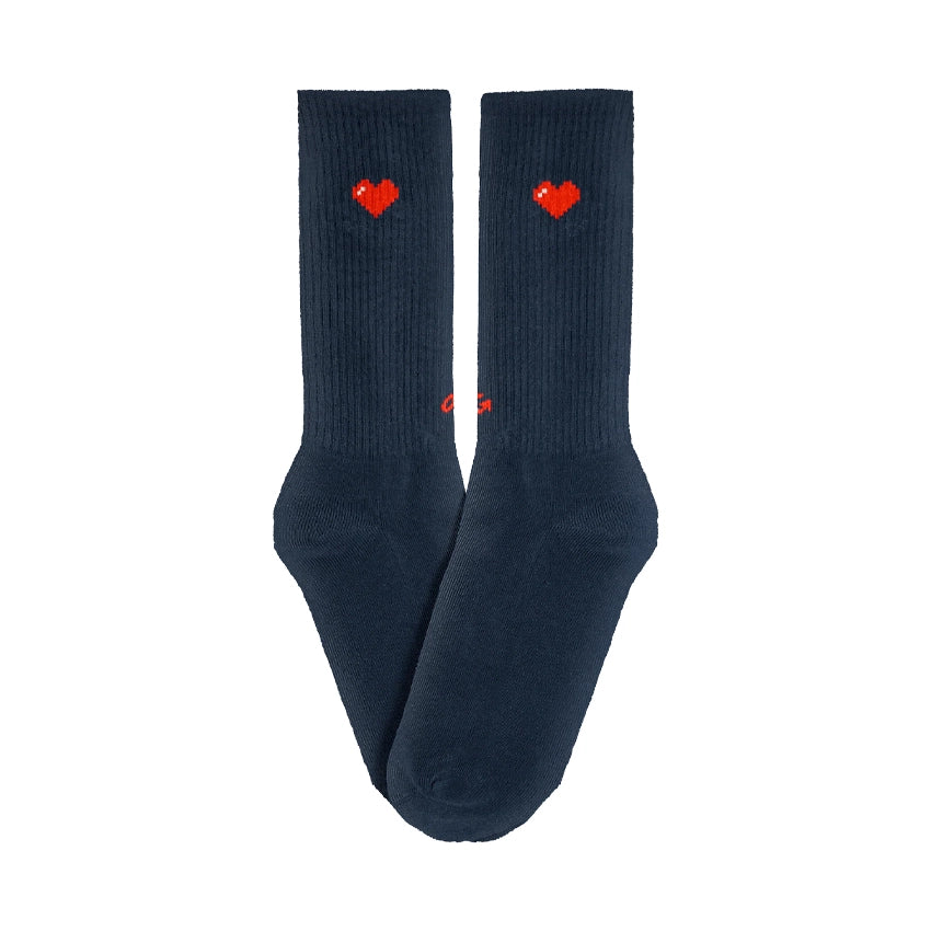 Athletic Icon Hearts Sokken - Navy