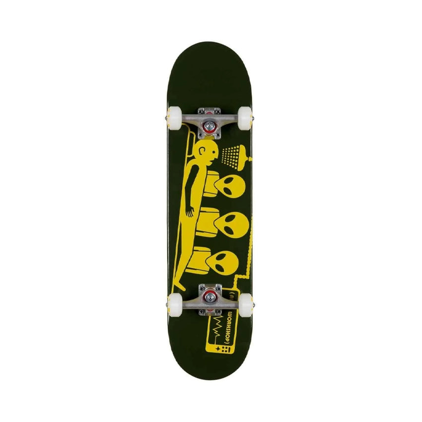 Abduction 8.0" Skateboard Complete - Green/Yellow