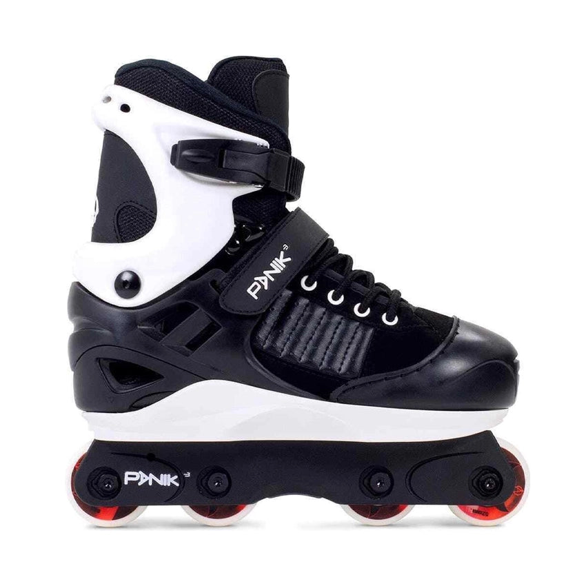 Panik III Adjustable Kids Aggressive Skates - Black