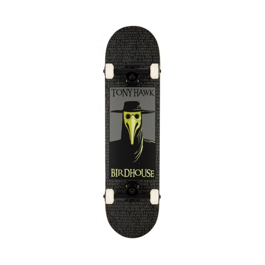 S3 Hawk Plague Doctor 8.0" Skateboard Complete - Black