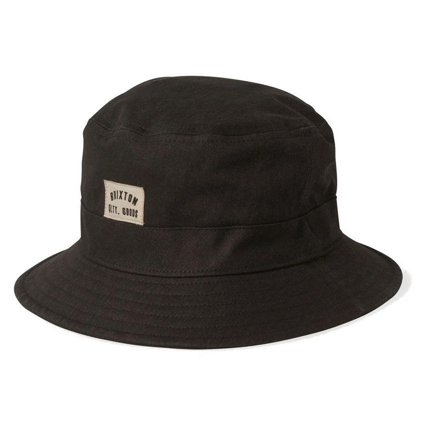 Woodburn Packable Bucket Hat - Black Sol Wash