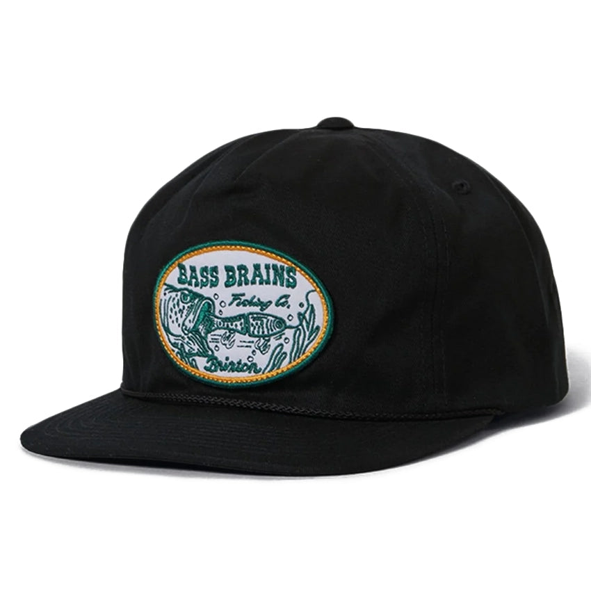 Bass Brains Swim MP Snapback Cap - Black