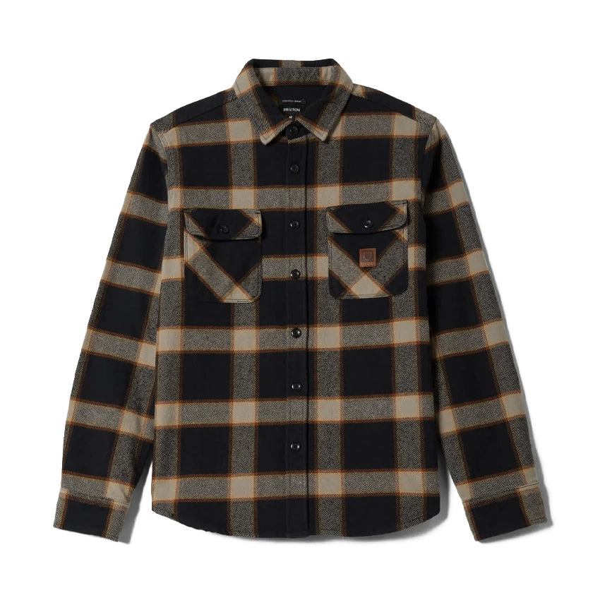 Bowery Heavy Weight LS Flannel - Black/Cream