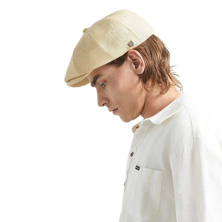 Brood Lightweight Snap Cap - Dark Tan Straw