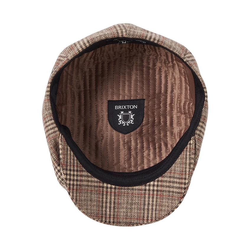 Brood Snap Cap - Brown/Tan/Red Plaid