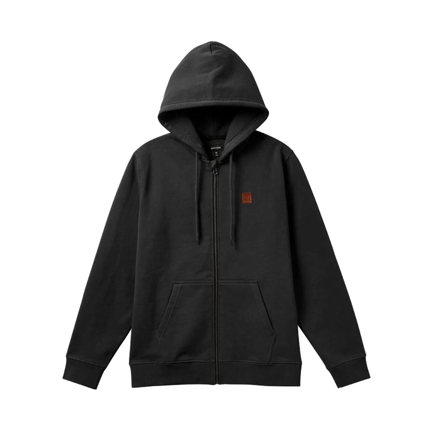 Builders Water Resistant Heavyweight Fleece Full Zip Hoodie - Washed Black