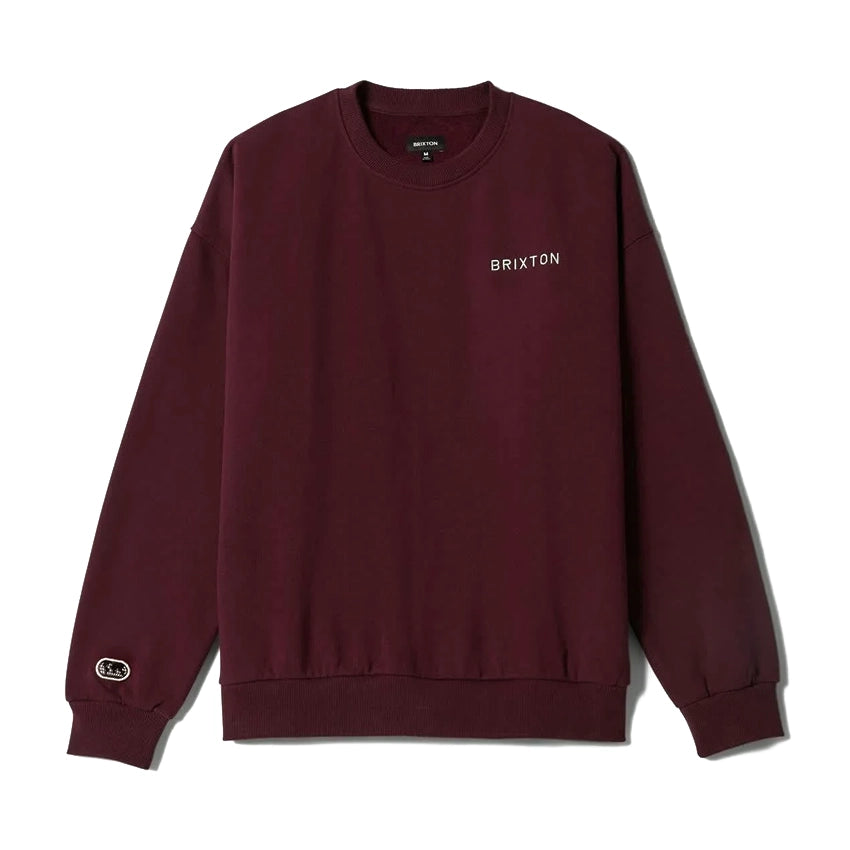 Embroidered Heavy Weight Crew - Port