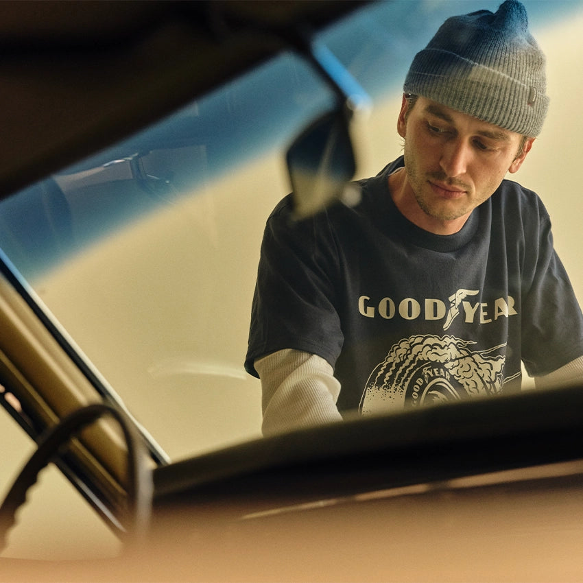 Goodyear Cheater T-Shirt - Navy