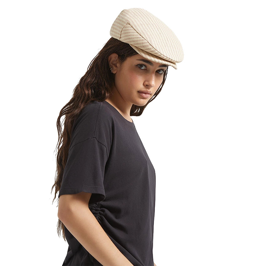 Hooligan Lightweight Snap Cap - Italian Clay/Natural Straw