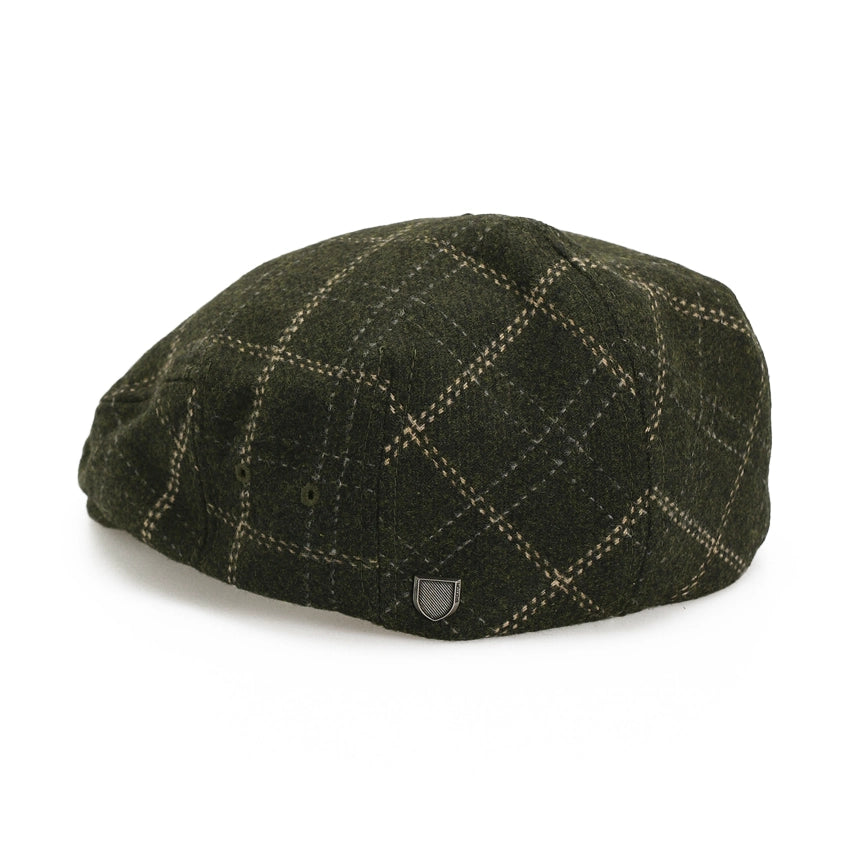 Hooligan Lightweight Snap Cap - Moss/Beige