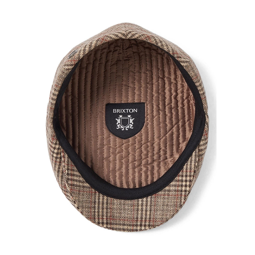 Hooligan Snap Cap - Brown/Tan/Red Plaid