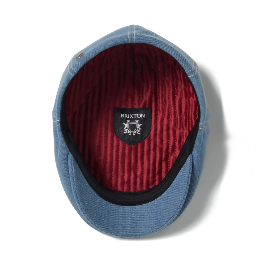 Hooligan Snap Cap - Denim/Off White