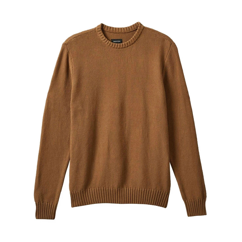 Jaques Waffle Knit Sweater - Tigers Eye