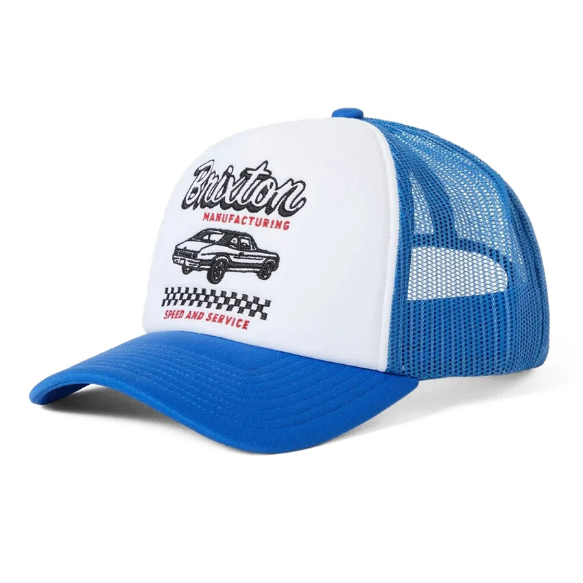 Speed and Service Netplus Trucker Hat - Electric Blue