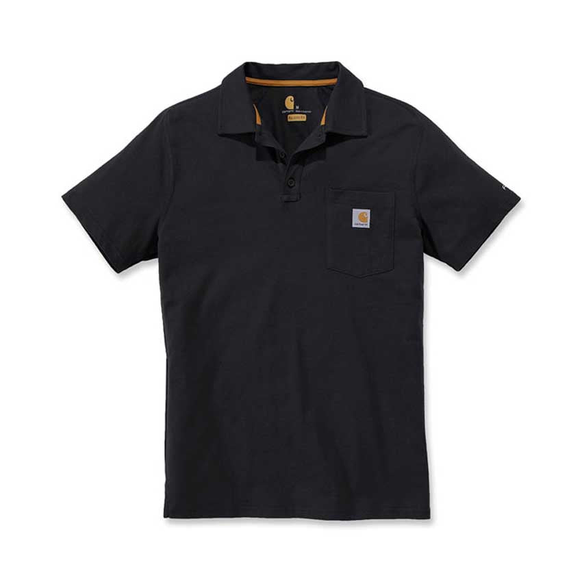 Force Delmont Pocket Polo - Black