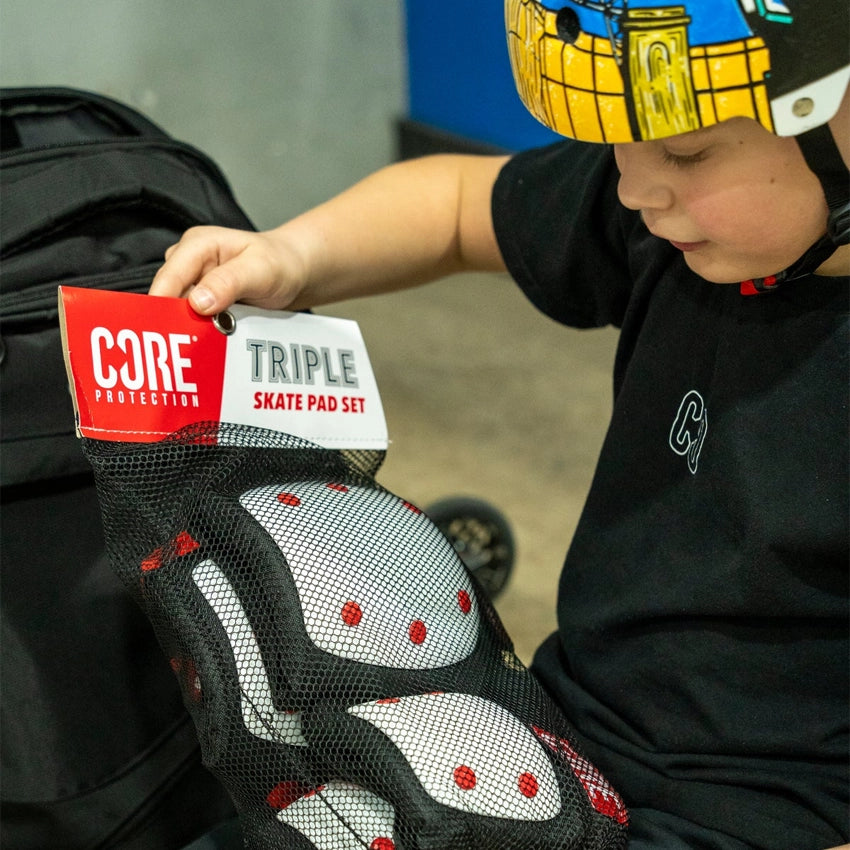 3-Pack Skate Beschermers - Wit