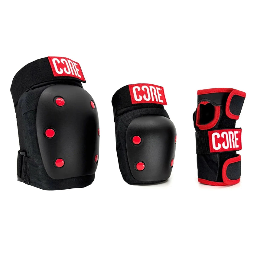 3-Pack Skate Beschermers - Zwart