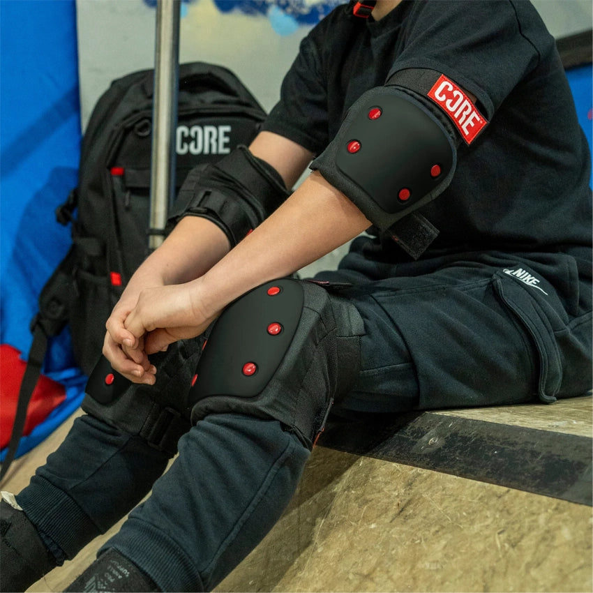 3-Pack Skate Beschermers - Zwart