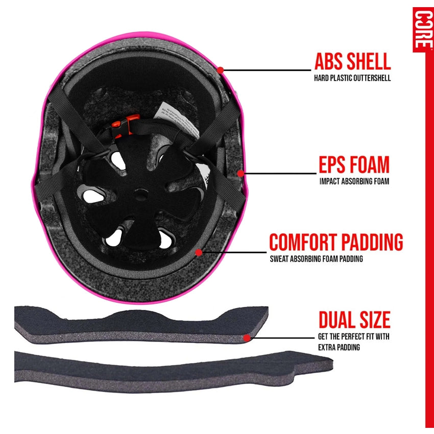 Action Sports Helm - Hot Pink