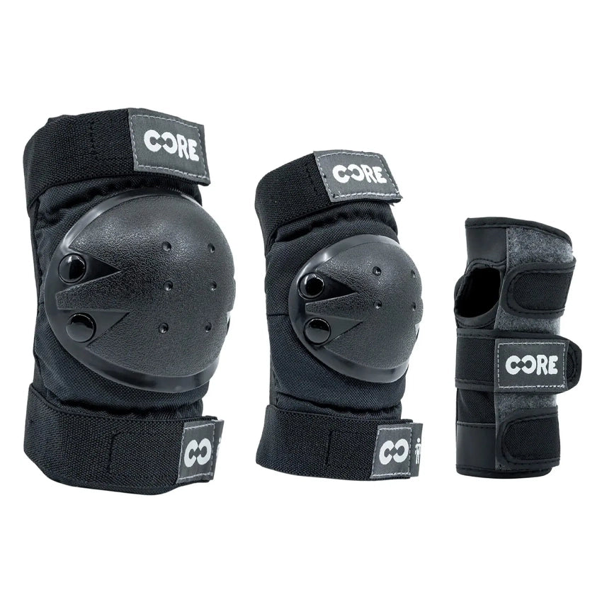 Junior Skate Pads 3-pack - Zwart